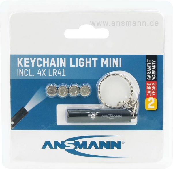 Produktbild: Ansmann Keychain Mini 1600-0272 LED Schl&uuml;sselleuchte mit Schl&uuml;sselanh&auml;nger batteriebetrieben 14 g