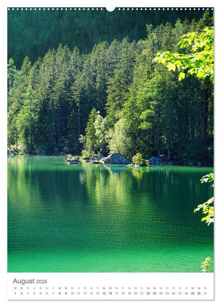 Produktbild: Alpenseen (Wandkalender 2026 DIN A2 hoch), CALVENDO Monatskalender
