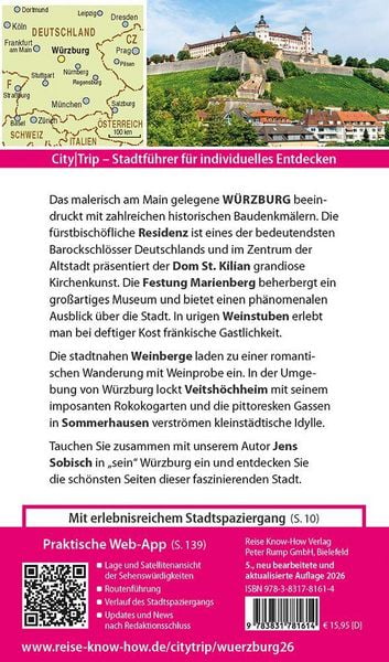 Produktbild: Reise Know-How CityTrip W&uuml;rzburg