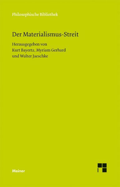 Produktbild: Der Materialismus-Streit