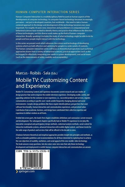 Produktbild: Mobile TV: Customizing Content and Experience