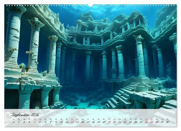 Produktbild: Geheimnisse der Unterwasserwelten (hochwertiger Premium Wandkalender 2026 DIN A2 quer), Kunstdruck in Hochglanz