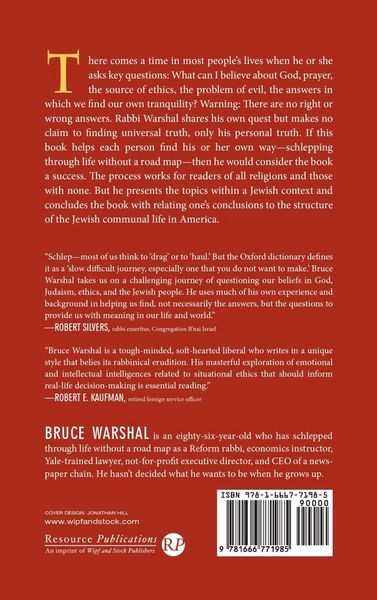 Produktbild: Schlepping Through Life Without a Road Map