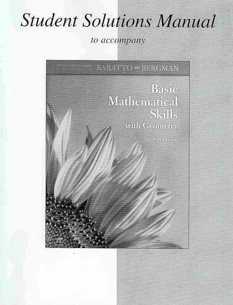 Produktbild: Hutchinson's Basic Mathematical Skills with Geometry: Student Solutions Manual