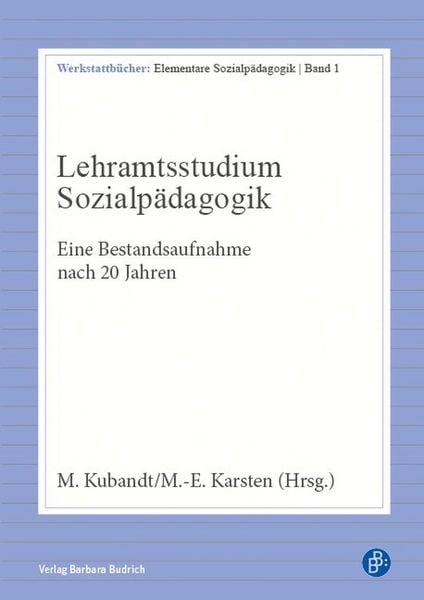 Produktbild: Lehramtsstudium Sozialp&auml;dagogik