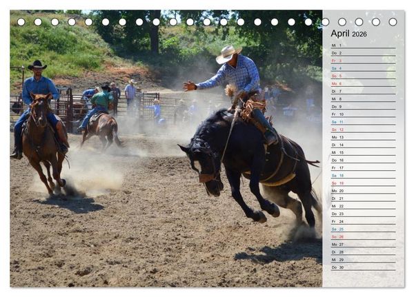 Produktbild: Faszination Rodeo (Tischkalender 2026 DIN A5 quer), CALVENDO Monatskalender