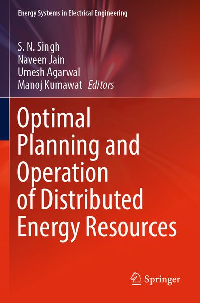 Produktbild: Optimal Planning and Operation of Distributed Energy Resources