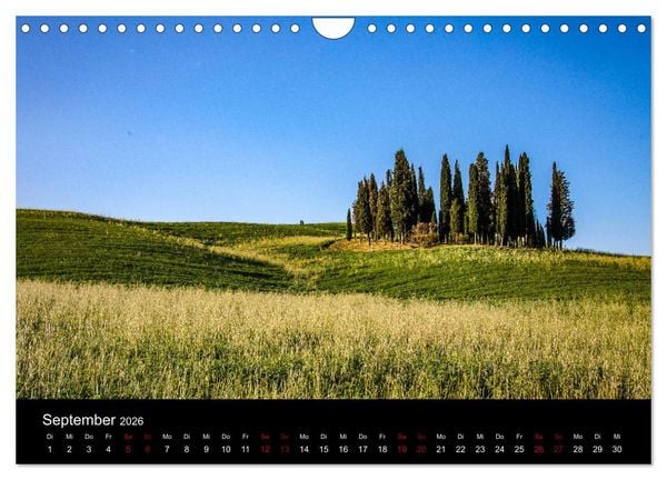 Produktbild: Toskana 2026 (Wandkalender 2026 DIN A4 quer), CALVENDO Monatskalender