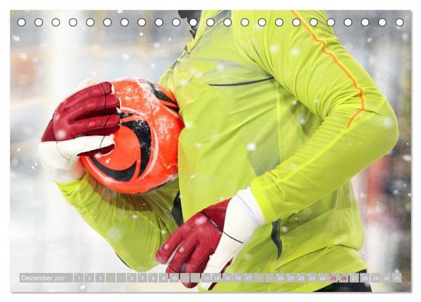 Produktbild: Ich liebe Fu&szlig;ball (Tischkalender 2027 DIN A5 quer), CALVENDO Monatskalender