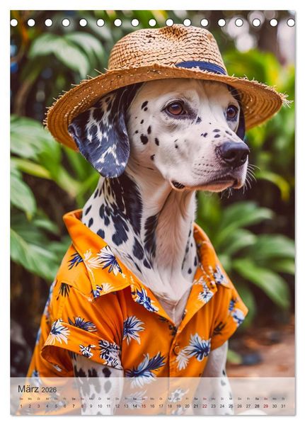 Produktbild: Hot Dogs - Fashion Victims (Tischkalender 2026 DIN A5 hoch), CALVENDO Monatskalender