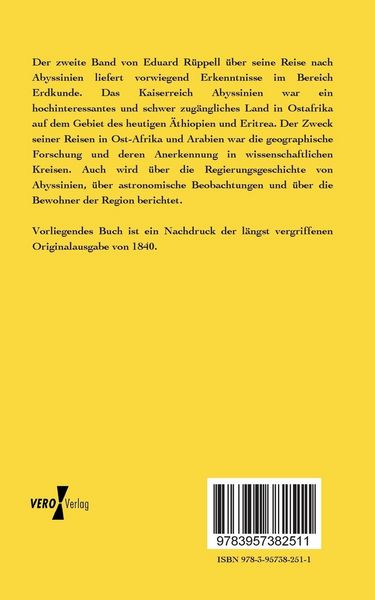 Produktbild: Reise in Abyssinien