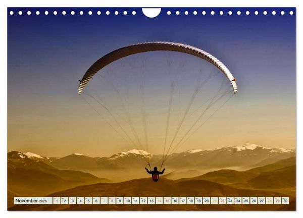 Produktbild: Freiheit und Abenteuer - Paragliding (Wandkalender 2026 DIN A4 quer), CALVENDO Monatskalender