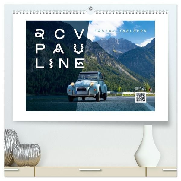 Produktbild: 2CV Pauline (hochwertiger Premium Wandkalender 2027 DIN A2 quer), Kunstdruck in Hochglanz