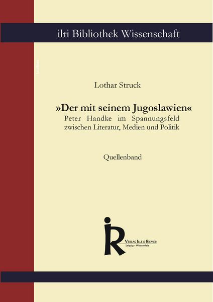 Produktbild: &raquo;Der mit seinem Jugoslawien&laquo; - Quellenband