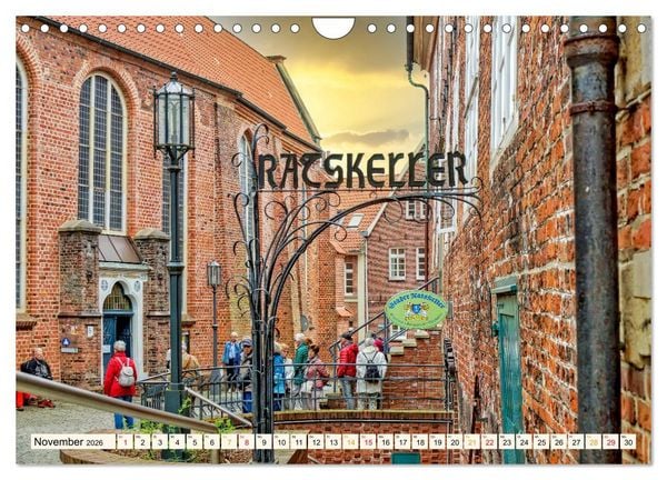 Produktbild: Reise durch Deutschland - Hansestadt Stade (Wandkalender 2026 DIN A4 quer), CALVENDO Monatskalender