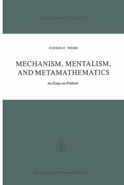 Produktbild: Mechanism, Mentalism and Metamathematics