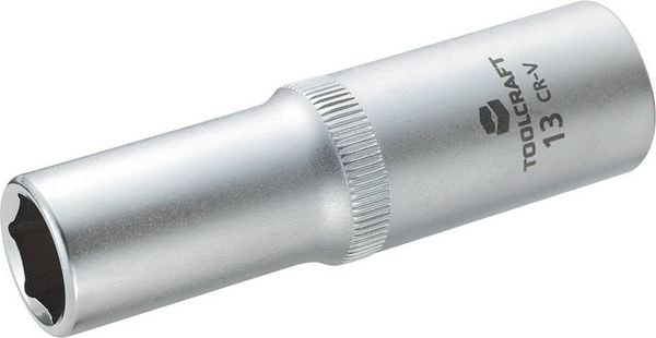 Produktbild: TOOLCRAFT 816176 Au&szlig;en-Sechskant Steckschl&uuml;sseleinsatz 13mm 1/2\" (12.5 mm)