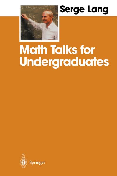 Produktbild: Math Talks for Undergraduates