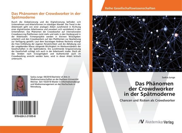 Produktbild: Das Ph&auml;nomen der Crowdworker in der Sp&auml;tmoderne
