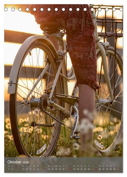 Produktbild: Fahrradfahren (Tischkalender 2026 DIN A5 hoch), CALVENDO Monatskalender