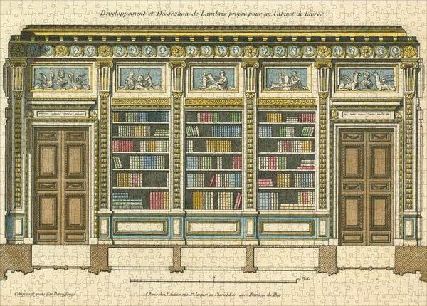 Produktbild: John Derian Paper Goods: The Library 1,000-Piece Puzzle
