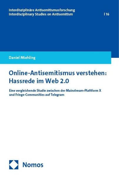 Produktbild: Online-Antisemitismus verstehen: Hassrede im Web 2.0