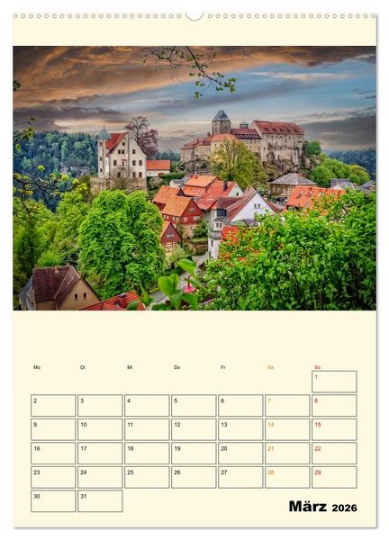 Produktbild: Mein Sachsen (Wandkalender 2026 DIN A2 hoch), CALVENDO Monatskalender