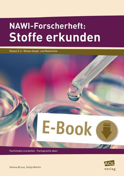 Produktbild: NAWI-Forscherheft: Stoffe erkunden