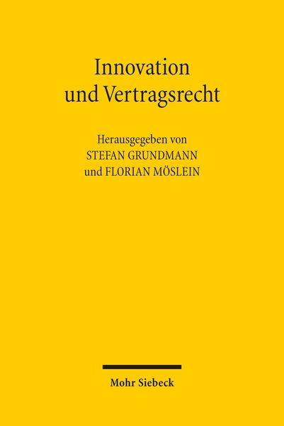 Produktbild: Innovation und Vertragsrecht