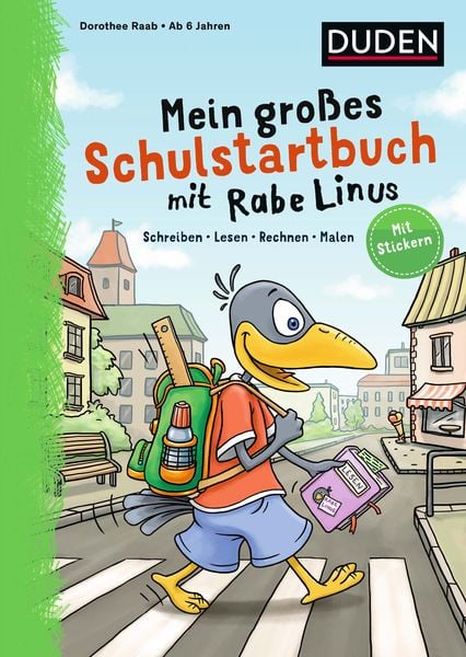 Produktbild: Mein gro&szlig;es Schulstartbuch mit Rabe Linus
