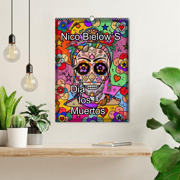 Produktbild: Nico Bielows Dia los Muertos (Wandkalender 2026 DIN A3 hoch), CALVENDO Monatskalender