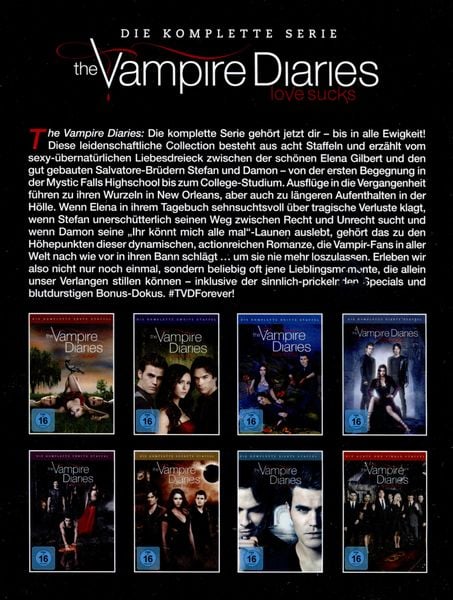 Produktbild: The Vampire Diaries: Die komplette Serie [40 DVDs]