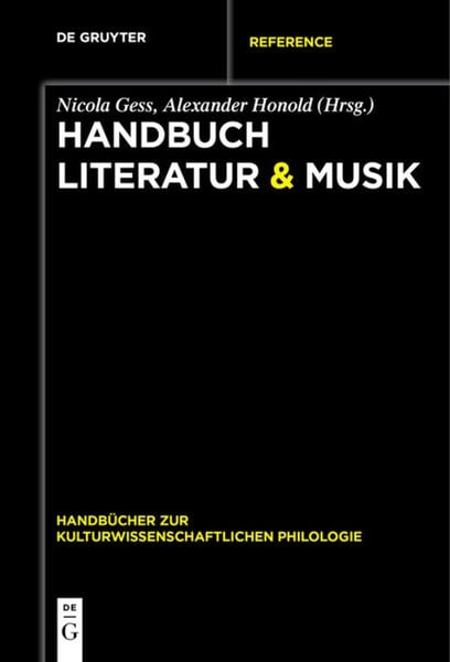 Produktbild: Handbuch Literatur & Musik