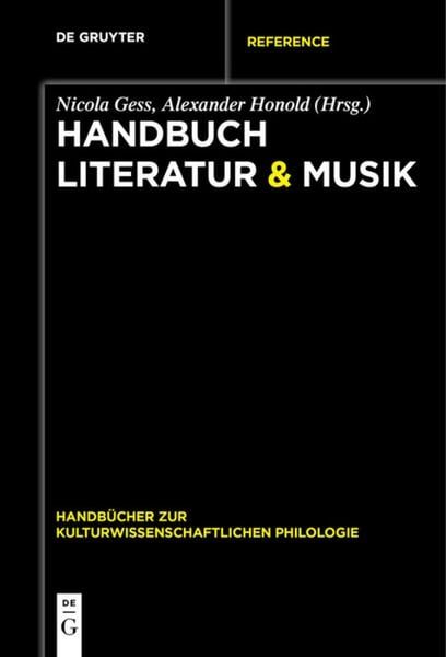 Produktbild: Handbuch Literatur & Musik