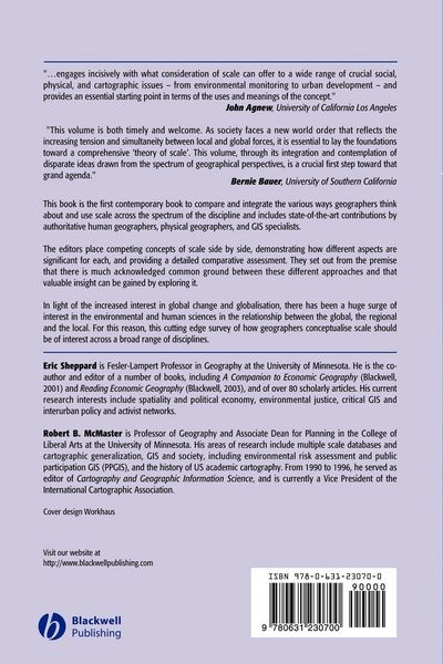 Produktbild: Scale and Geographic Inquiry