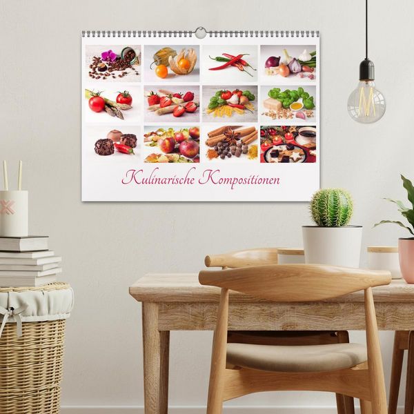 Produktbild: Kulinarische Kompositionen (Wandkalender 2026 DIN A3 quer), CALVENDO Monatskalender
