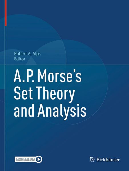 Produktbild: A.P. Morse's Set Theory and Analysis