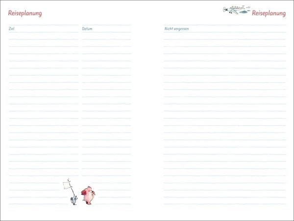 Produktbild: Helme Heine: Familienplaner-Buch A6 2027