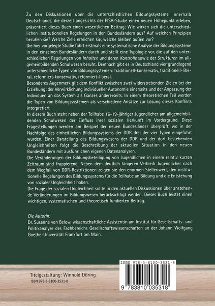 Produktbild: Bildungssysteme und soziale Ungleichheit