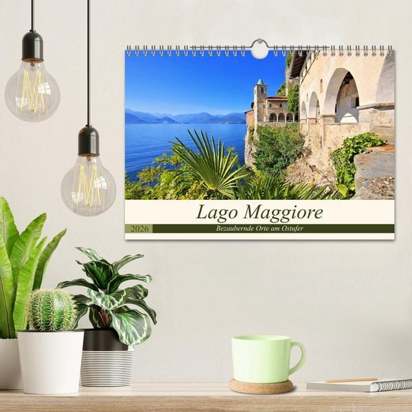 Produktbild: Lago Maggiore - Bezaubernde Orte am Ostufer (Wandkalender 2026 DIN A4 quer), CALVENDO Monatskalender