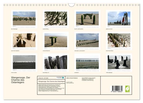 Produktbild: Wangerooge. Der Charme des Ostanlegers (Wandkalender 2026 DIN A3 quer), CALVENDO Monatskalender