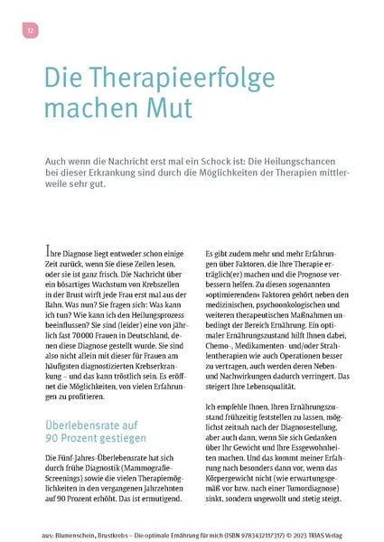 Produktbild: Brustkrebs - Die optimale Ern&auml;hrung f&uuml;r mich