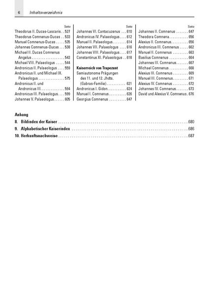 Produktbild: Die M&uuml;nzen des Byzantinischen Reiches 491-1453