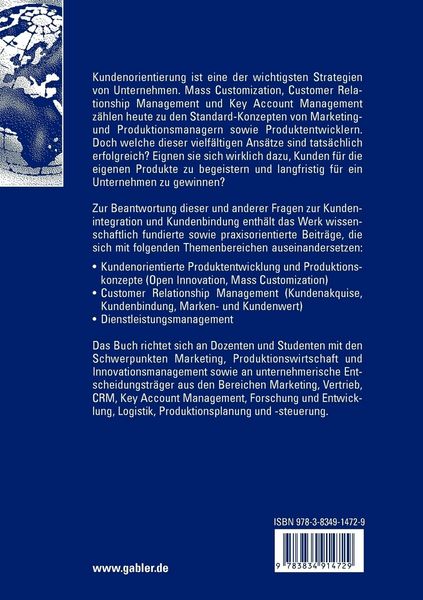 Produktbild: Kundenintegration und Kundenbindung