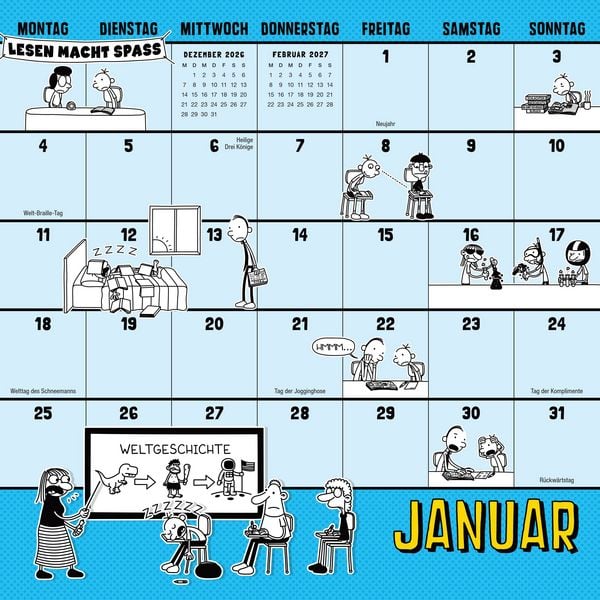Produktbild: Gregs Kalender 2027