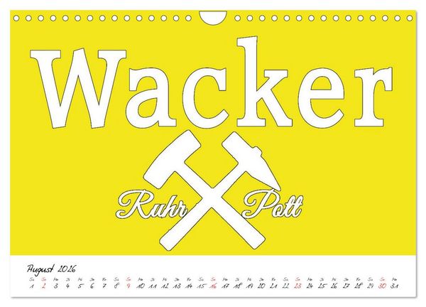 Produktbild: Ruhrpott Vokabeln (Wandkalender 2026 DIN A4 quer), CALVENDO Monatskalender