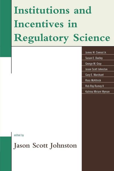 Produktbild: Institutions and Incentives in Regulatory Science