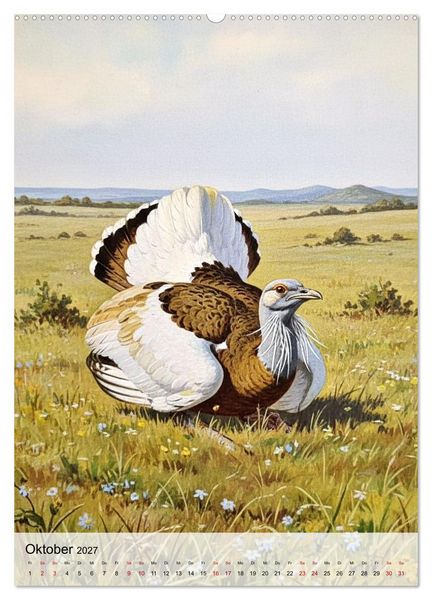 Produktbild: V&ouml;gel, die man selten sieht (Wandkalender 2027 DIN A2 hoch), CALVENDO Monatskalender