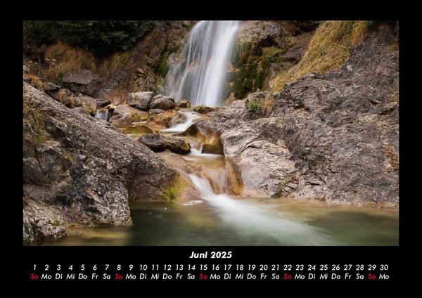 Produktbild: Wasserf&auml;lle 2025 Fotokalender DIN A3