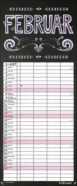 Produktbild: Tafel Timer 2027